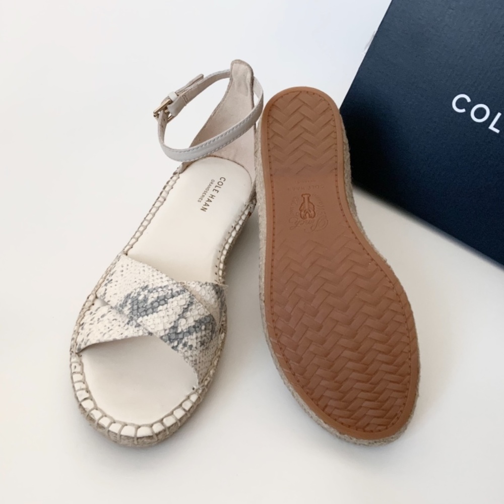 COLE HAAN CLOUDFEEL IVORY PYTHON SNAKE LEATHER AN… - image 5